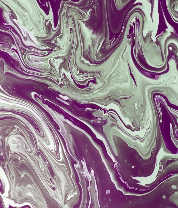 Abstract glowing lines representing fluid movement and yoga practice